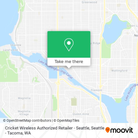 Cricket Wireless Authorized Retailer - Seattle map