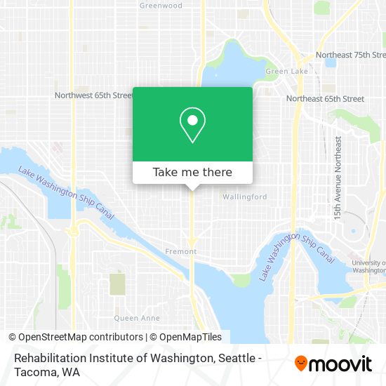 Rehabilitation Institute of Washington map