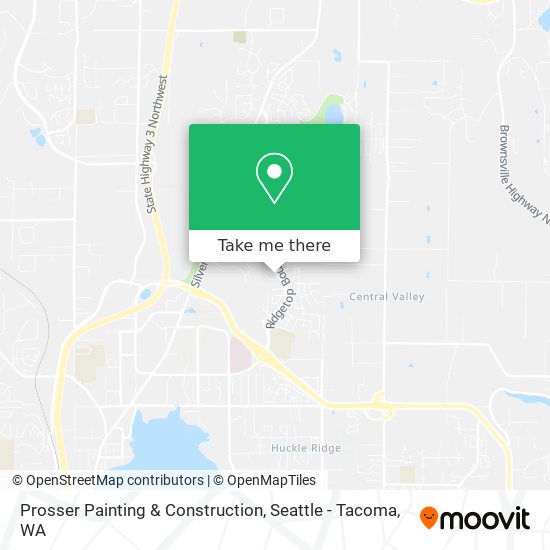 Mapa de Prosser Painting & Construction