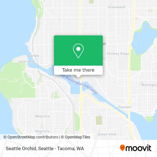 Mapa de Seattle Orchid