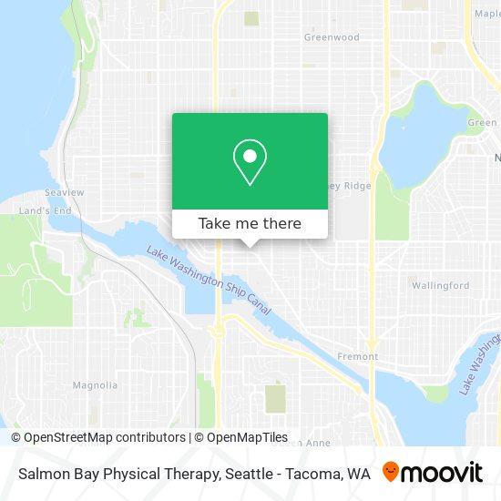Salmon Bay Physical Therapy map