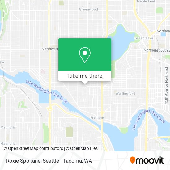 Mapa de Roxie Spokane