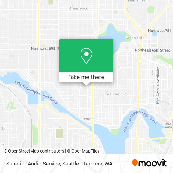 Superior Audio Service map