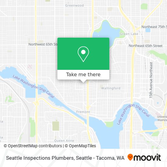 Seattle Inspections Plumbers map