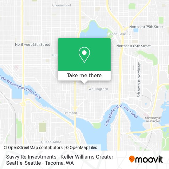 Mapa de Savvy Re Investments - Keller Williams Greater Seattle