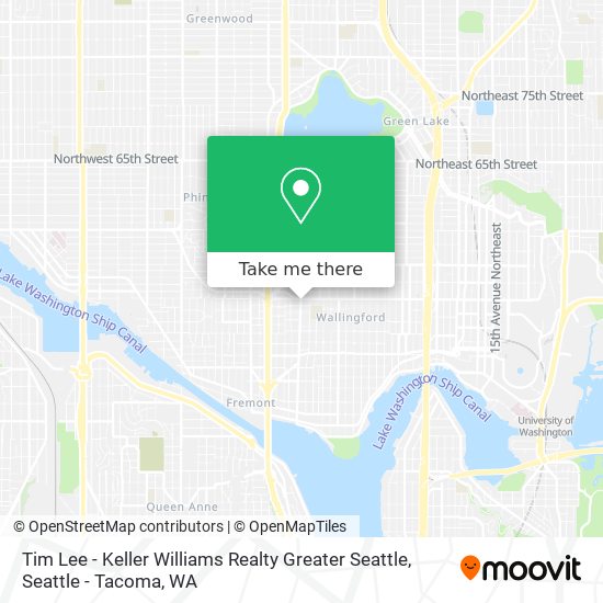 Tim Lee - Keller Williams Realty Greater Seattle map