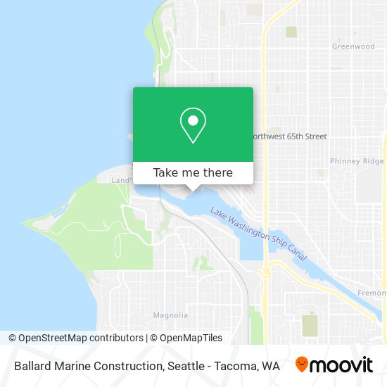 Mapa de Ballard Marine Construction