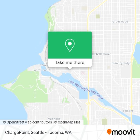 Mapa de ChargePoint