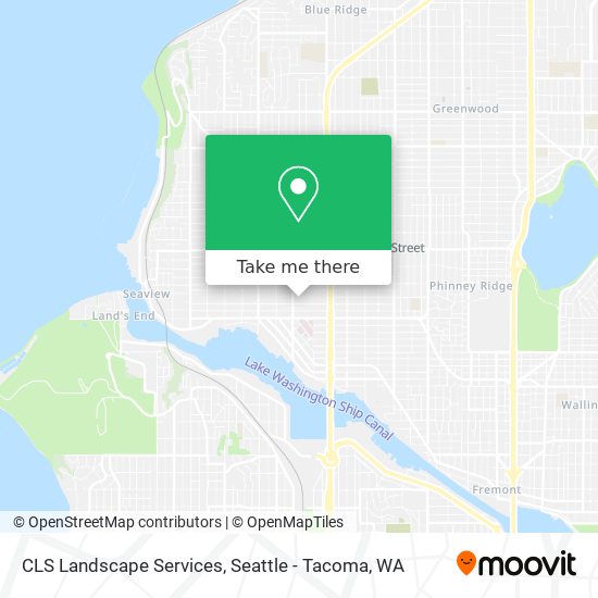 CLS Landscape Services map