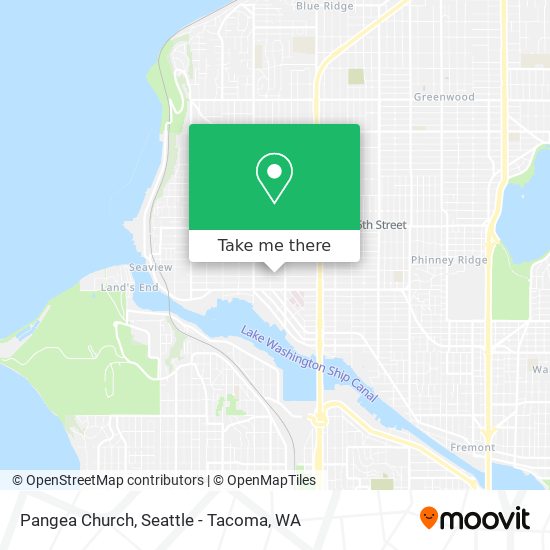 Pangea Church map