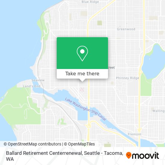 Mapa de Ballard Retirement Centerrenewal