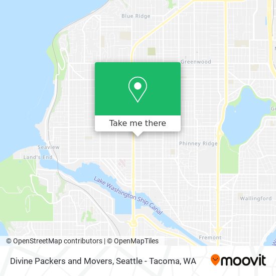 Divine Packers and Movers map