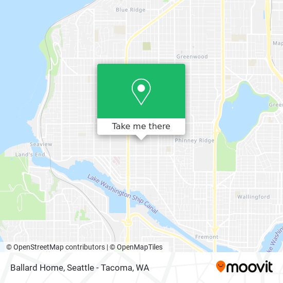 Ballard Home map