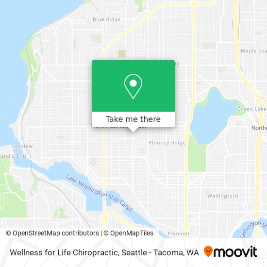 Wellness for Life Chiropractic map