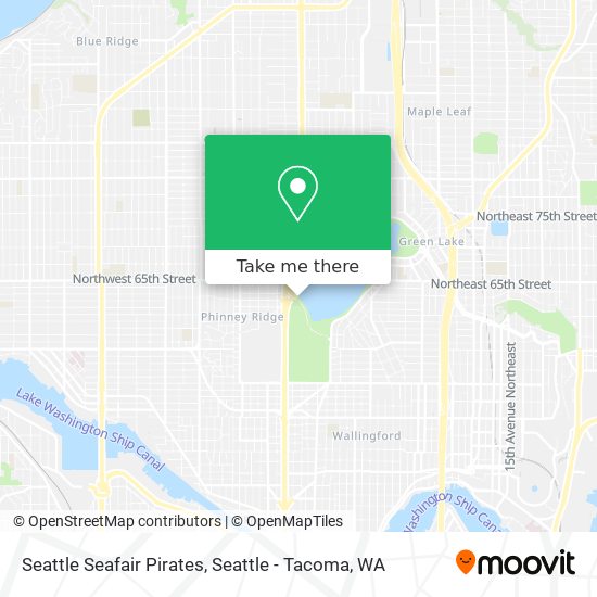 Seattle Seafair Pirates map