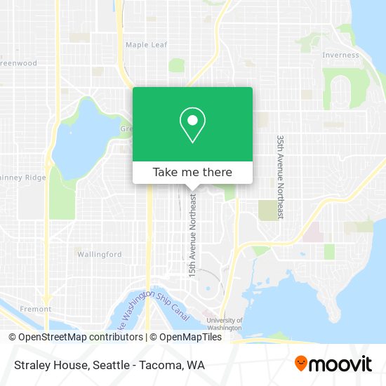 Straley House map