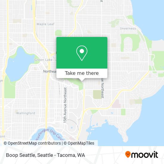 Mapa de Boop Seattle