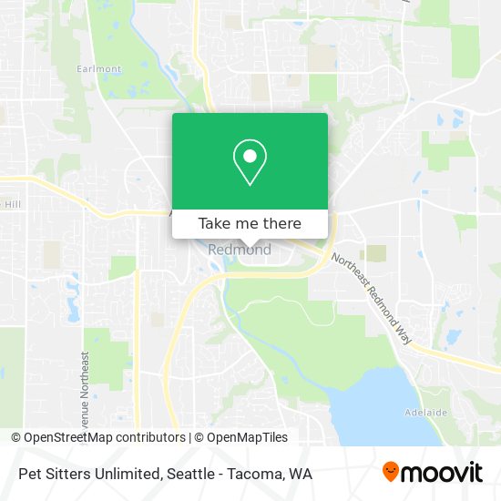 Pet Sitters Unlimited map