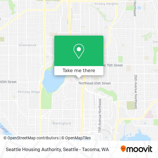 Seattle Housing Authority map