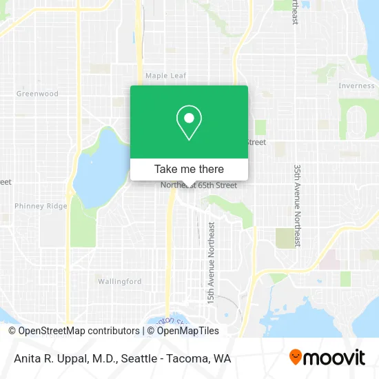 Anita R. Uppal, M.D. map