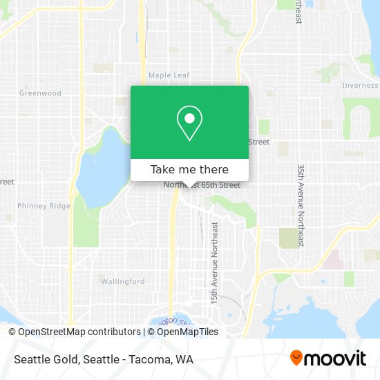 Mapa de Seattle Gold