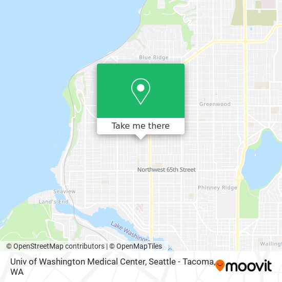 Univ of Washington Medical Center map