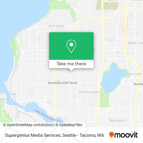 Supergenius Media Services map