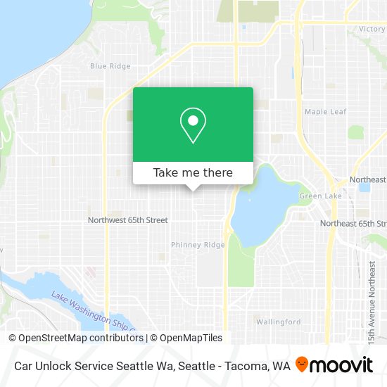 Car Unlock Service Seattle Wa map