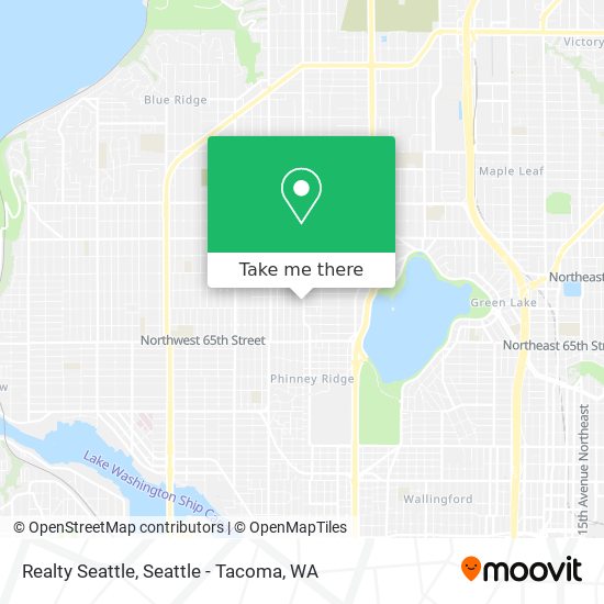 Realty Seattle map