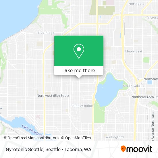 Mapa de Gyrotonic Seattle