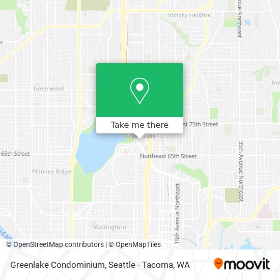 Greenlake Condominium map