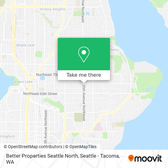 Better Properties Seattle North map