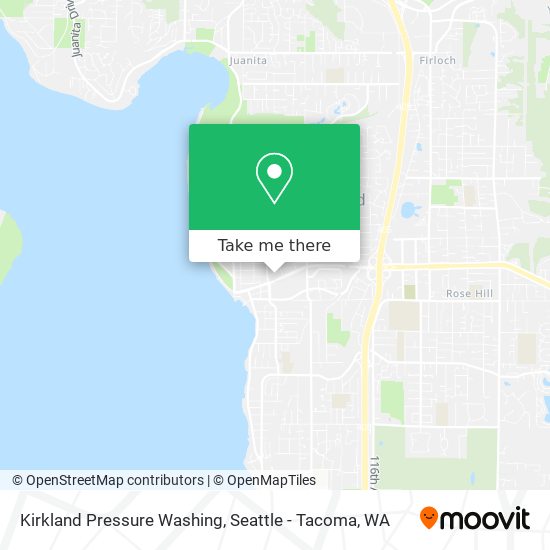 Mapa de Kirkland Pressure Washing