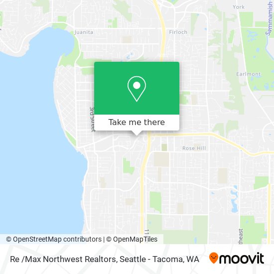 Re /Max Northwest Realtors map
