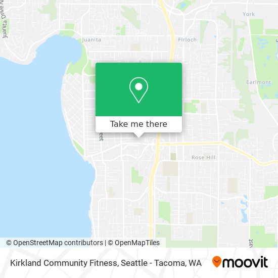 Kirkland Community Fitness map