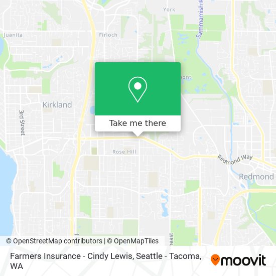 Farmers Insurance - Cindy Lewis map