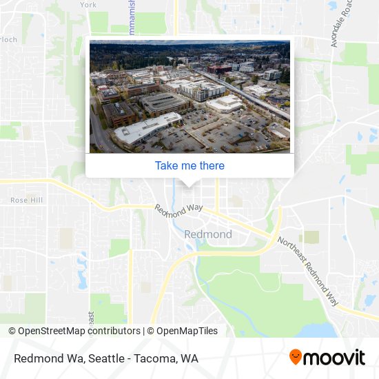 Mapa de Redmond Wa