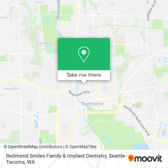 Mapa de Redmond Smiles Family & Implant Dentistry