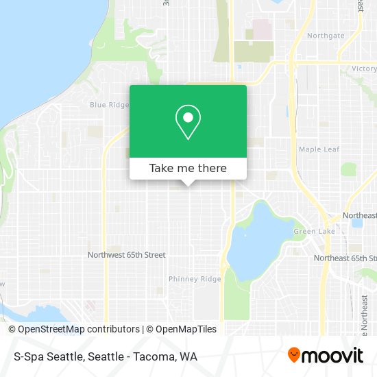 S-Spa Seattle map