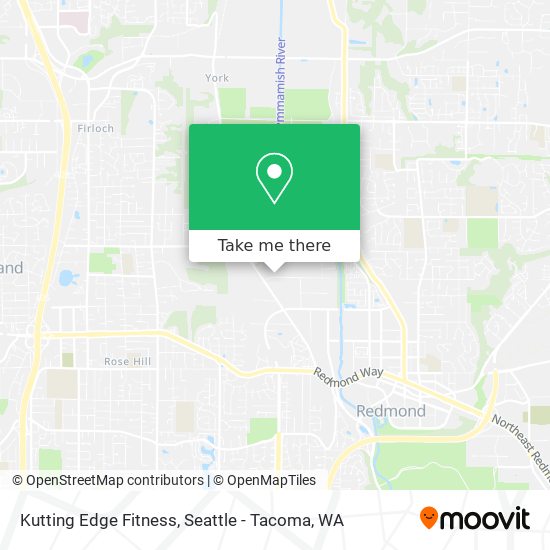 Kutting Edge Fitness map