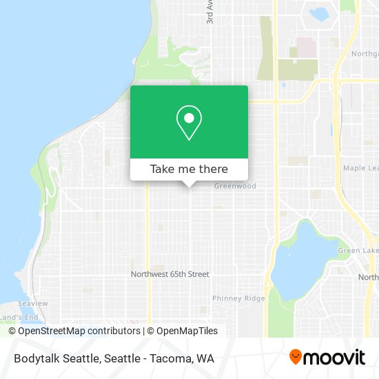 Bodytalk Seattle map