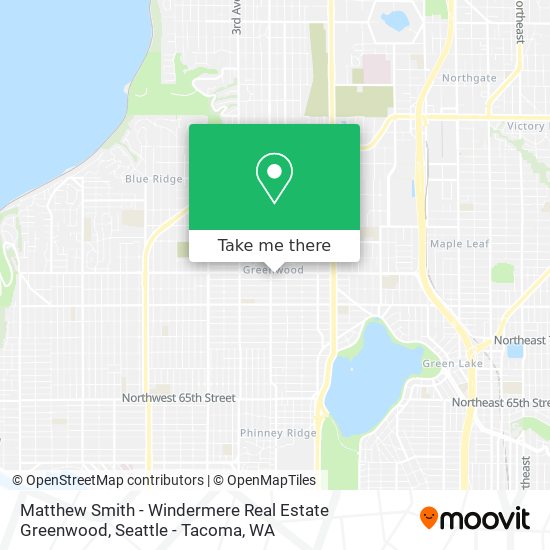 Matthew Smith - Windermere Real Estate Greenwood map