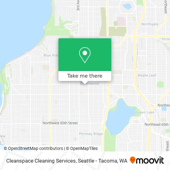 Mapa de Cleanspace Cleaning Services