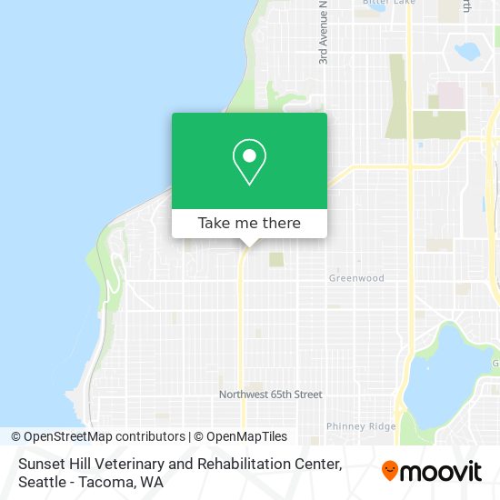 Sunset Hill Veterinary and Rehabilitation Center map