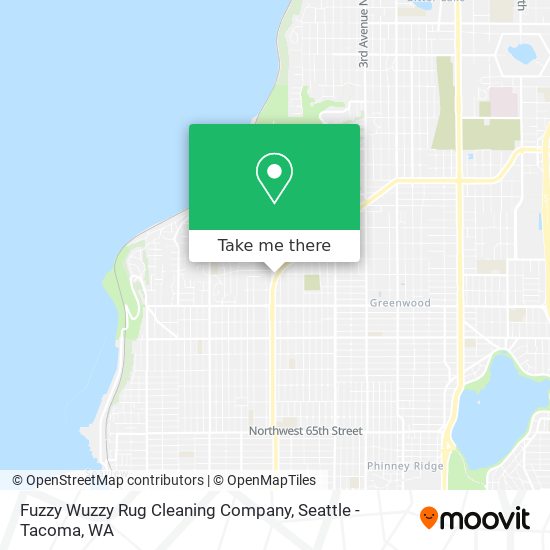 Fuzzy Wuzzy Rug Cleaning Company map