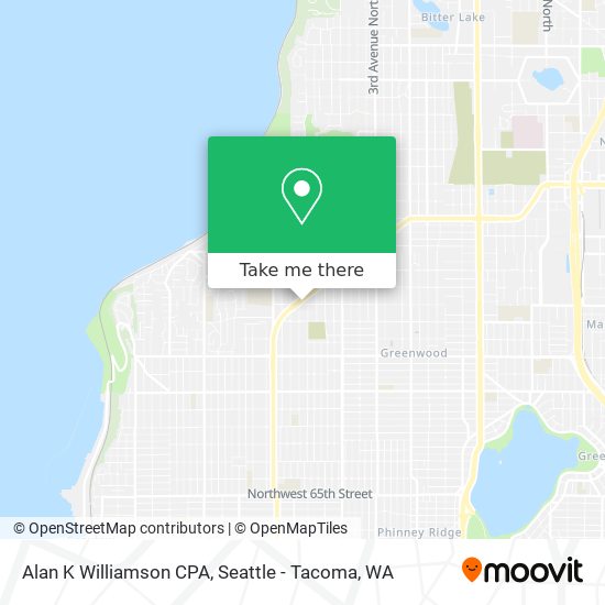 Alan K Williamson CPA map