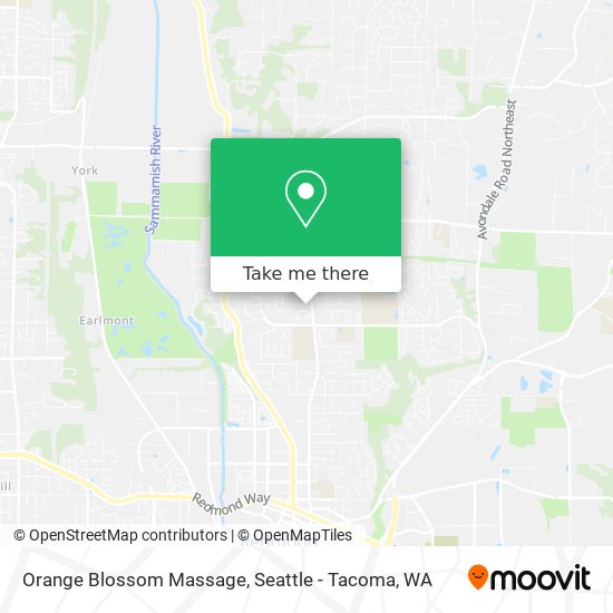 Orange Blossom Massage map