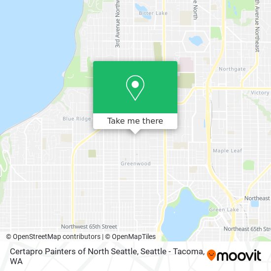Certapro Painters of North Seattle map