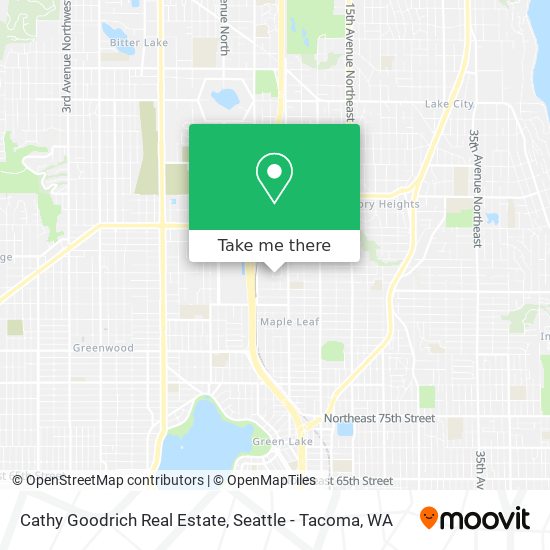 Cathy Goodrich Real Estate map