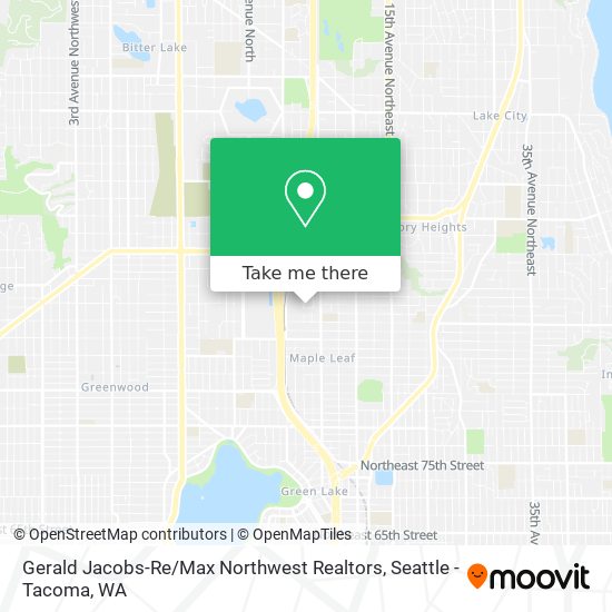 Mapa de Gerald Jacobs-Re / Max Northwest Realtors